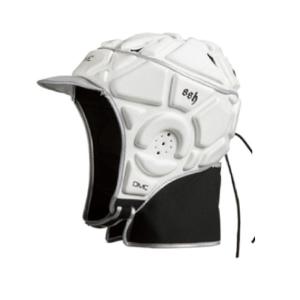 ホワイト ソフト サーフ ヘルメット DMC FINS(ディエムシーフィン) Soft Surf Helmet - White ボディーボード シュノーケリング BBボード｜steadysurf