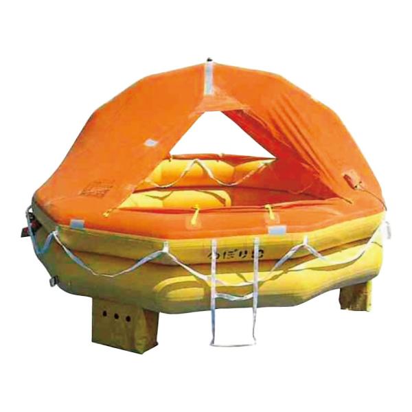 救命いかだ 沿海用 TRY-6N 丸コンテナ ボート用品 法定備品・船舶検査