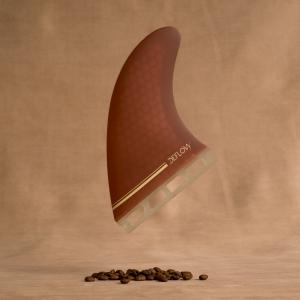 DEFLOW デフロー BEE LARGE COFFEE ビーL コーヒー THRUSTER FINS スラスターフィン FULL TAB フルタブ｜steadysurf