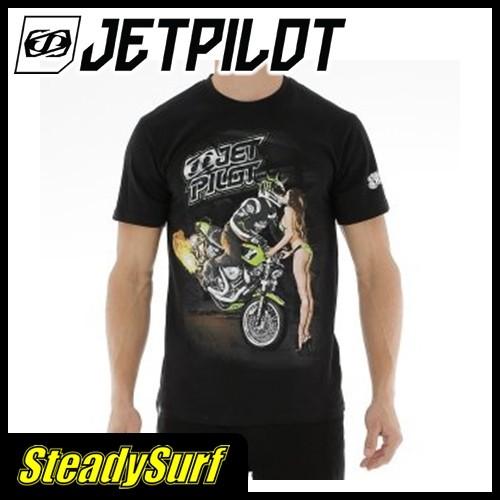 あすつく 特価/JETPILOT（ジェットパイロット）Tシャツ/半袖/ブラック/バイク/シャツ/MI...