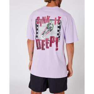 パープル シンク イット TEE (S23503)ヴィンテージコレクション Tシャツ JETPILOT(ジェットパイロット) ジェットスキー ウエイクボード｜steadysurf