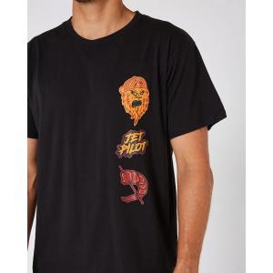 ブラック ヨーウィー TEE (S23608)半袖 Tシャツ JETPILOT(ジェットパイロット) ジェットスキー ウエイクボード｜steadysurf