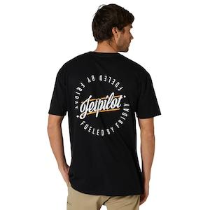 ブラック フライデー TEE バックプリント コットン 半袖 Tシャツ JETPILOT(ジェットパイロット) ジェットスキー ウエイクボード マリンスポーツ｜steadysurf