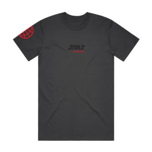 チャコール テック TEE (W24603)TEE バックプリント コットン 半袖 Tシャツ JETPILOT(ジェットパイロット) ジェットスキー ウエイク｜steadysurf