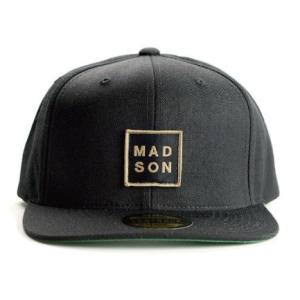 ブラック エンパイヤ キャップ 帽子 アパレル　MADSON OF AMERICA マッドソン・オブ・アメリカ　MADSON EMPIRE SNAPBACK｜steadysurf