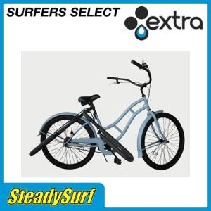 あすつく ブラック 黒 サーフキャリア EXTRA（エクストラ）EXTRA AERO SURF CARRIER/自転車CARRIER エアロ サーフ キャリア/サーフィン/マリンスポーツ｜steadysurf