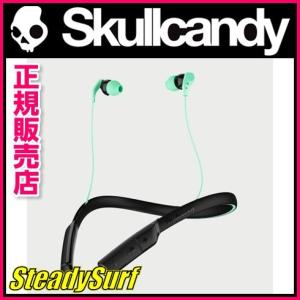 あすつく ヘッドフォン スカルキャンディ− イヤホン メソッド ワイヤレス Bluetooth SKULLCANDY METHOD WIRELESS ブラック ミント｜steadysurf