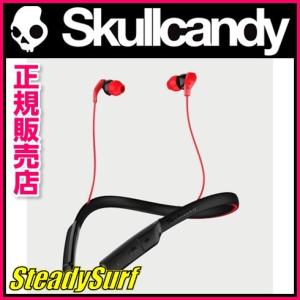 ヘッドフォン スカルキャンディ− イヤホン メソッド ワイヤレス Bluetooth SKULLCANDY METHOD WIRELESS ブラック レッド｜steadysurf