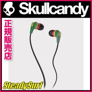 ヘッドフォン スカルキャンディ− イヤホン SKULLCANDY INK’D インクド ラスタ｜steadysurf