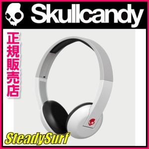 ヘッドフォン スカルキャンディ− イヤホン SKULLCANDY UPROAR Wireless アップロアーワイヤレス Bluetooth ホワイト グレー｜steadysurf