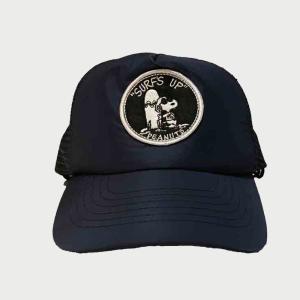 ネイビー ピーナッツ スヌーピー PEANUTS SURF CAP (FREE SIZE)サーフハット サーフキャップ ウエットスーツの素材/マリンスポーツ/サーフィン｜steadysurf