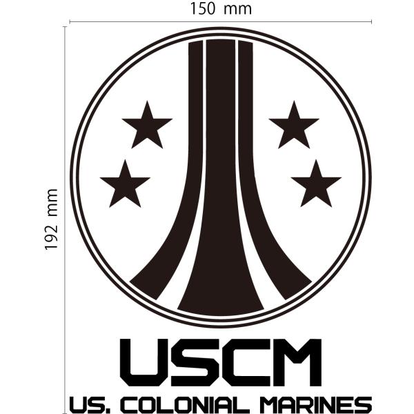 エイリアン コロニアルマリーン カッティングステッカー