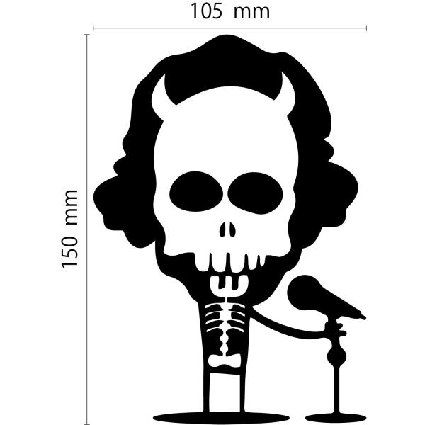 ホネホネロック 1 カッティングステッカー