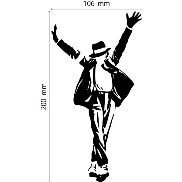 マイケル・ジャクソン 3 カッティングステッカー