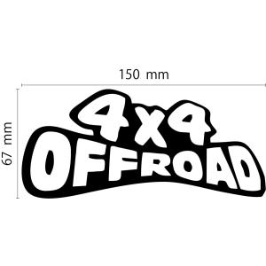 TRD OFFROAD カッティングステッカー 横295mm×縦73mm 選べるカラー 4x4
