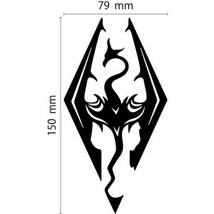 スカイリム カッティングステッカー