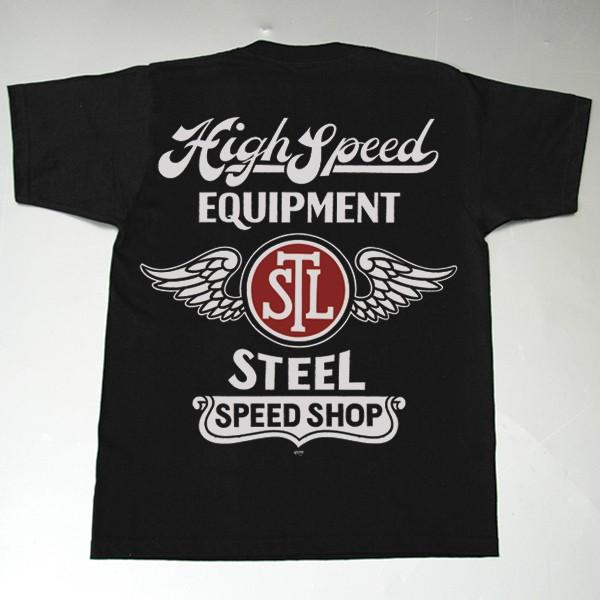 GRIMB(グリム)デザイン Tシャツ [STEEL HOT ROD WEAR] KUSTOM カス...