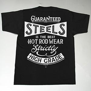 STEEL DECK(デック)デザイン Tシャツ [STEEL HOT ROD WEAR] KUSTOM 