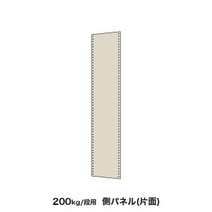 200kg/段用オプション: 側パネル 1面(片面) 奥行60×高さ180cm用 重量:5kg