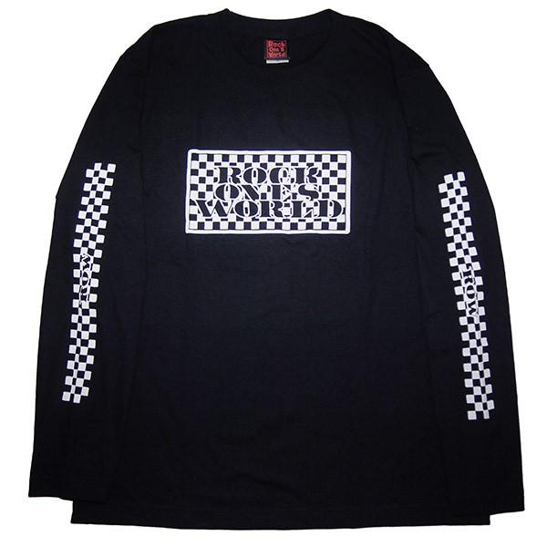ROCK ONE'S　WORLD　ロックワンズワールド　ROW CHECKER L/S TEE