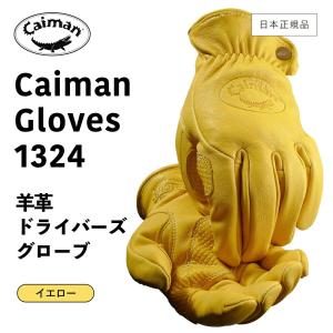 Caiman1324 カイマン Gold Sheep Grain Drivers Gloves 羊革ドライバーズグローブ ゴールドシープ レザーグローブ