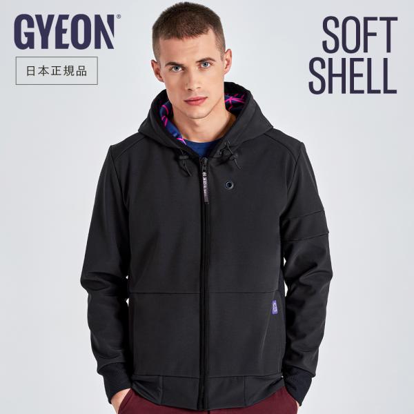 ジーオン ソフトシェル パーカジャケットブラック GYEON APPAREL GSSB Soft S...