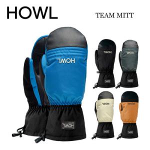 23-24モデル HOWL ハウル スノーボード グローブ TEAM MITT チームミトン サイズ XS S M L XL 温かい 防寒｜steep-line