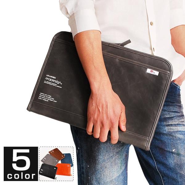 クラッチバッグ タブレット PC PUレザーA4タブレットクラッチバッグ パソコン収納