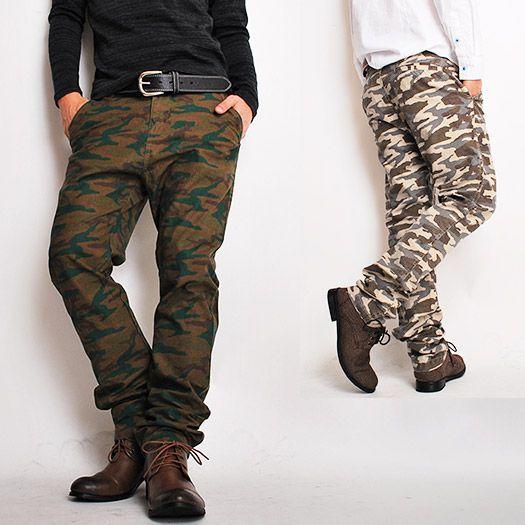 カモフラ柄パンツ 迷彩 メンズ