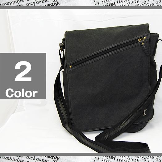 メッセンジャーバッグ/ショルダーバッグ/アウトドア/OUTDOOR/クロススタッズキャンバスメッセン...