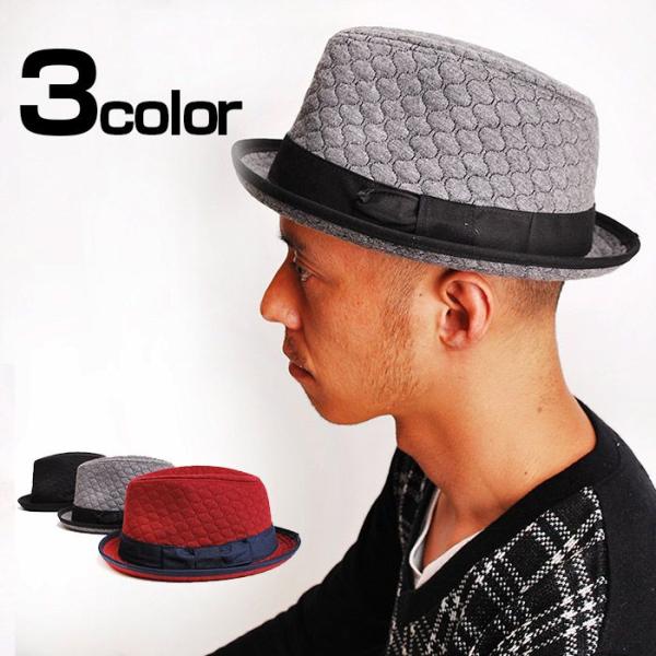 ハット スウェットキルティングマニッシュハット HAT 中折れ 男女兼用