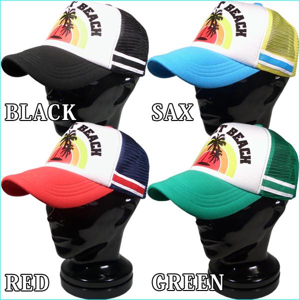 キャップ/CAP/SURFカラフルカットソーメッシュCAP