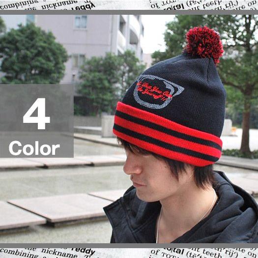 キャップ/ニット帽/CAP/ワッチ/サングラスプリント ニットキャップ/ニット帽