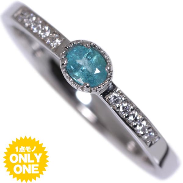 【1点モノ商品】Pt900プラチナ　ダイヤモンドエタニティパライバリング「Diamant　ディアマン...