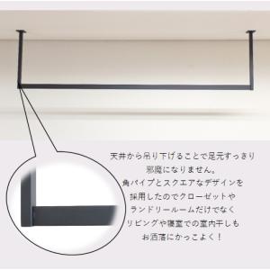 ハンガーバー コの字 W1200H300 アイ...の詳細画像1