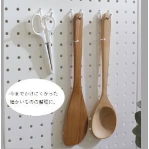 パンチングパネル用1本フックL20 10本入 ...の詳細画像4