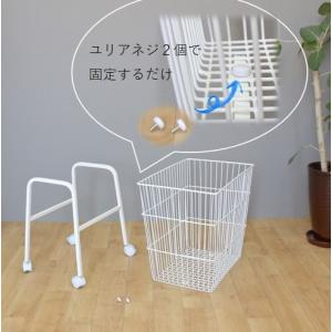 ランドリーワゴン キャスター ランドリーバスケ...の詳細画像3