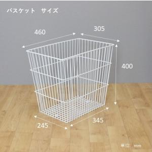 ランドリーワゴン キャスター ランドリーバスケ...の詳細画像5