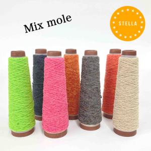 ロービングスラブ 極太のウール100% カセ仕立て300〜310g（約90m）羊毛