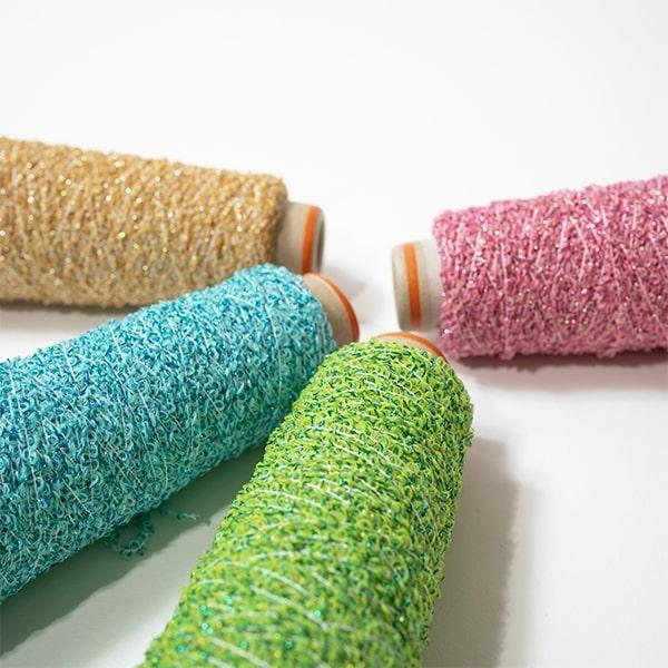 とても可愛いポリエステルラメザニー 30ｇ（約100ｍ）引き揃え糸 人気 通販 タッセル ピアス ア...