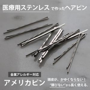 金属アレルギー対応 ヘアピン 15本セット ア...の詳細画像1
