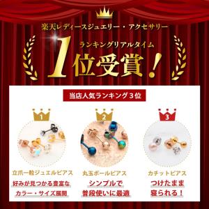 ピアス つけっぱなし サージカルステンレス 金...の詳細画像1