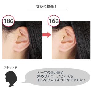 ピアス 拡張器 ホールケア ホール復活 テーパ...の詳細画像5