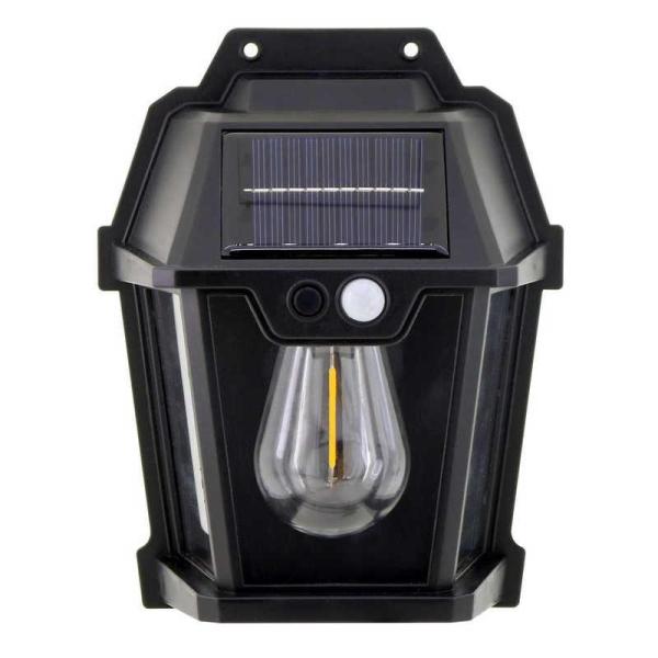 トレードワン モーションセンサー付照明バルブスター1灯 ［LED］ ブラック