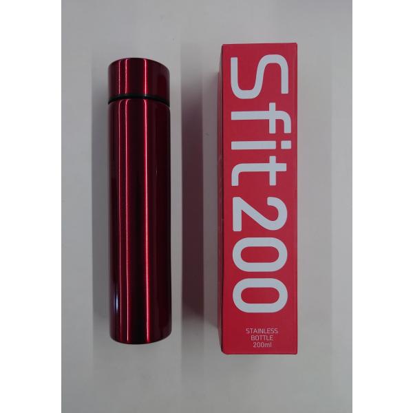 在庫処分　ステンレスボトル　レッド　２００ｍｌ