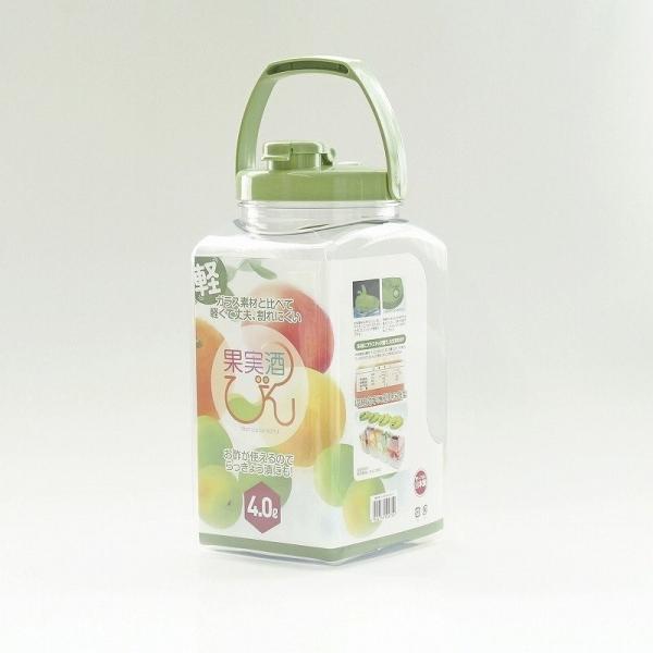 タケヤ　果実酒びん　角型　４L