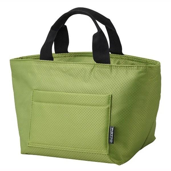 在庫処分　ＯＳＫ　ピアットトートバッグ　グリーン　お弁当バッグ