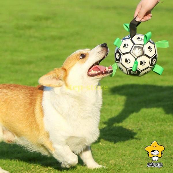 犬 おもちゃ サッカーボール ボール水に浮く 丈夫 長持ち 楽しい 壊れにくい 破裂しない 空気穴 ...