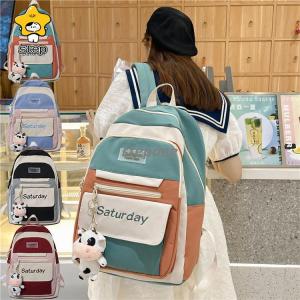 リュック 通学 女子 韓国 中学生 小学生 カラフル 高校生 女の子 リュック遠足 通学 通塾 入学式 入学準備 大きさ 大容量 大学生 多収納 キッズ リュックサック