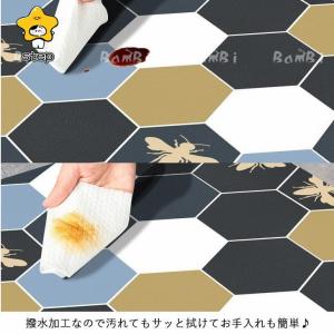 キッチンマット 拭ける キッチンラグ 北欧 ラ...の詳細画像2